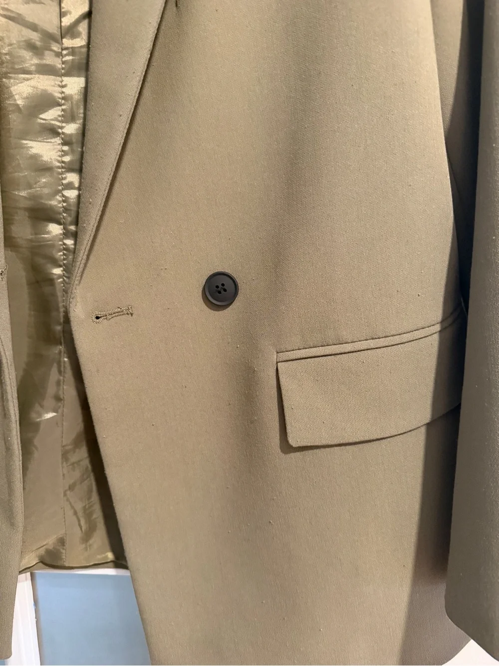Zara Olive Green blazer size small - Picture 5 of 6